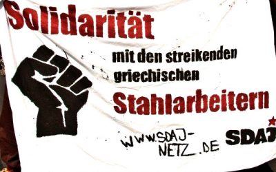 Solidarität mit den griechischen Stahlarbeitern !