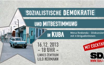 Sozialistische Demokratie und Mitbestimmung in Kuba // 16. Dez. 18:00 // Veranstaltung in Stuttgart