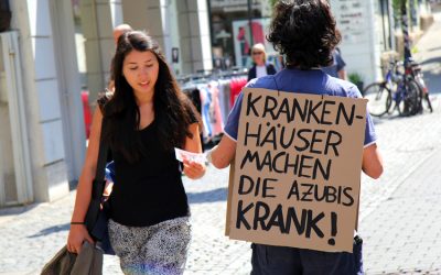 Outing-Aktion: „Krankenhäuser machen Azubis krank!“